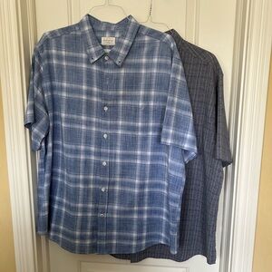 Weatherproof Bundle of Blue and Gray Checkered Men's Shirts